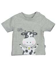 T-Shirt Grau "Cow Hello" Gr. 62